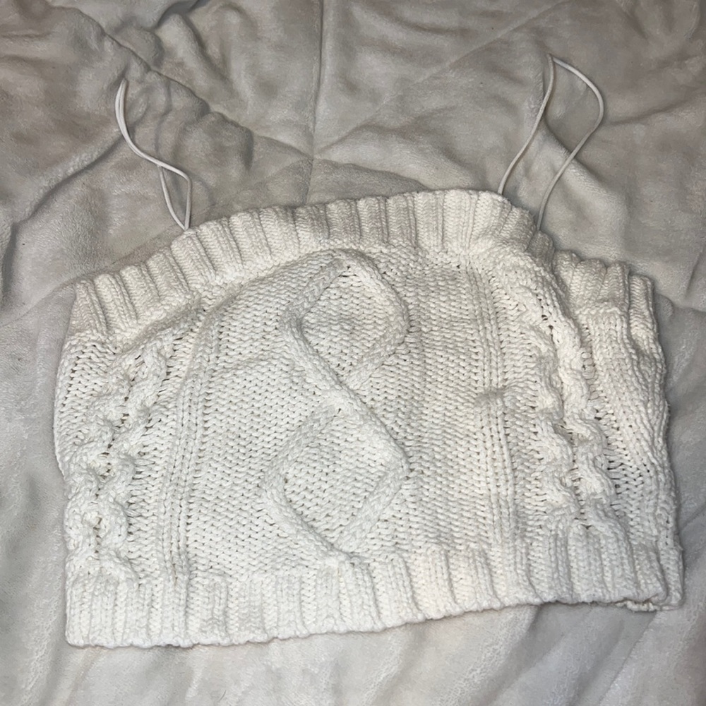 Knit crop top